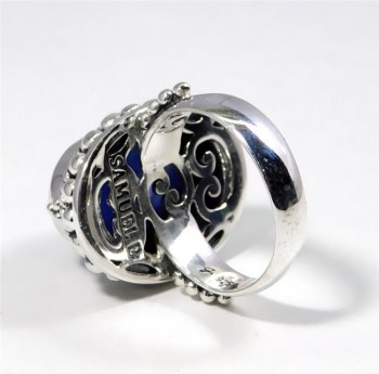 zilveren edelsteen ring 094